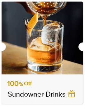 100% Off Sundowner Drinks