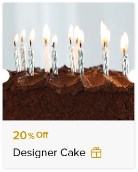 20% off Designer Cake 