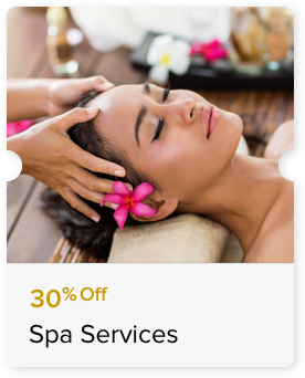 30% off on spa services certificate Club Marriott