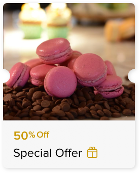 50% Off Tea, Coffee and Bakery Products