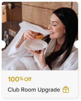 100% Off  Upgrade to Club Room