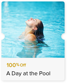 100% Off Access to the Swimming Pool