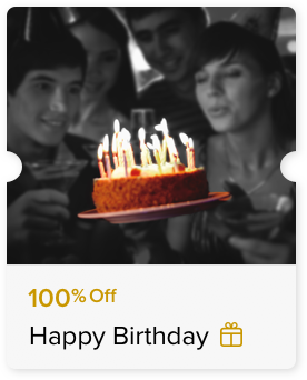 100% Off Complimentary Cake