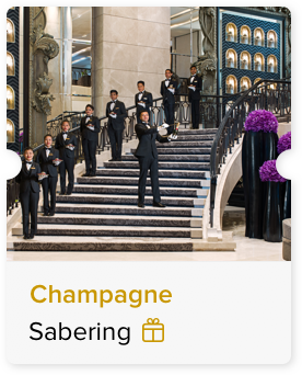 100% Off Champagne Sabering Ceremony