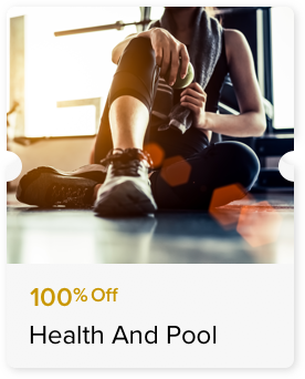 100% Off Access to the Gymnasium or Swimming Pool