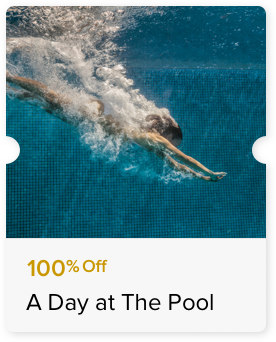 100% Off Access to the Swimming Pool or Gym